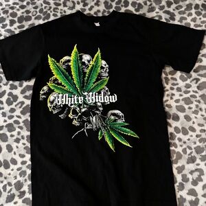 Black Weed Graphic Tee